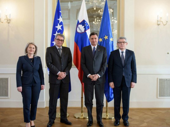 Članovi Kolegija Zastupničkog doma Parlamentarne skupštine BiH razgovarali sa predsjednikom i premijerom Slovenije